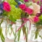 Country flower jars