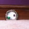 Round white tooth fairy door created for a customer in the USA
