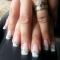pearl tips with glitter and flower