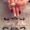 Acrylic nails with art