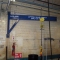 A wall mounted Jib crane