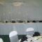 White Twinkle Light Star Cloth back Drop Hire Glasgow
