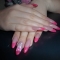 Acrylics with one stroke bow