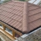 Top view of a tiled conservatory roof