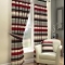  Samara Red Eyelet Curtains Samara Red Eyelet Curtains 