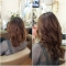 Brown hair extensions