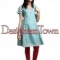Godet cut brocade kurta