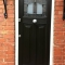 Composite Door in Black.