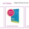 A4 Folders Printing London