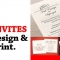 Invites Design and print