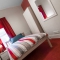 A bedroom in one of our student houses.