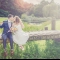 wedding couple on bridge