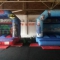 Superhero and Frozen bouncy castle