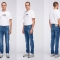 ED-55 Regular Tapered Jeans for Men