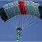 Student parachute open