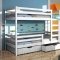 Angela Bunk Bed White Colour
