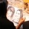Caricature on a party