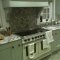 Aga cooker in farrow and ball mizzle paint