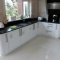 Kitchen worktops supplied along with doors and handles and lighting
