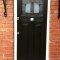 Composite Door in Black.